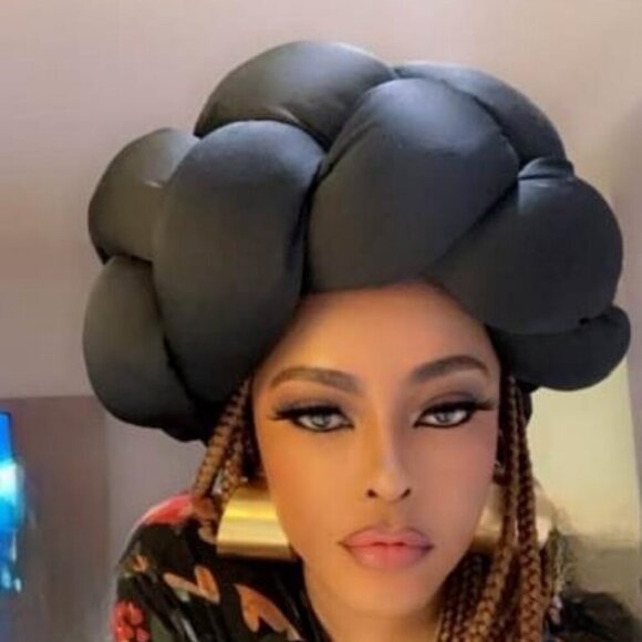 HANDMADE Giant Braided African TURBAN Made in Nigeria HIGH Quality - Picture 5 of 10